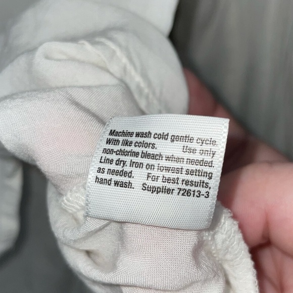 a.n.a White Boho Blouse - Picture 6 of 7